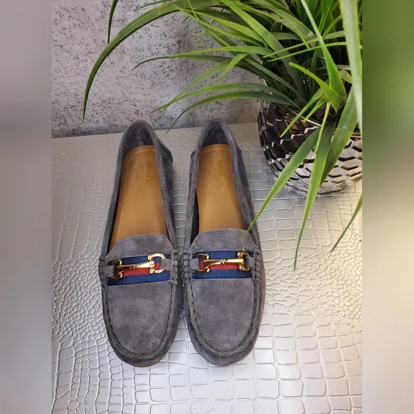 Coach And Four Romeo NWOB Driving Loafer Grey Size 10M - Picture 11 of 12
